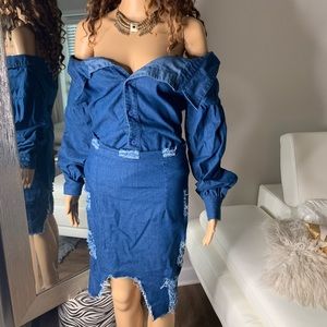 Jeans - Jean Two Piece Set Jeans - Jean Two Piece Set
